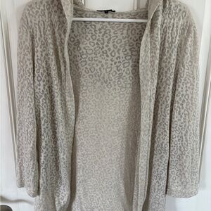 Maurices tan Animal Print Cardigan